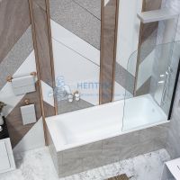 Ванна из литьевого мрамора Taliente Egoista Matt EG2317080-1Matt 170х80 пристенная прямоугольная