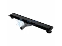Душевой желоб с двухсторонней решеткой 90см Rea NEO&PURE PRO 900 Black REA-G8908