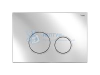 Панель смыва NOVA ORB 001 хром, глянцевый 19102211001 Рехау