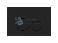 Панель смыва NOVA ORB 001 черный, матовый 19102241001 Рехау