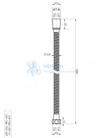Душевой шланг Cezares CZR-FMM-200-NOP