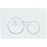 Клавиша смыва Veconi FLUSH V2 FLV2-W белая глянцевая