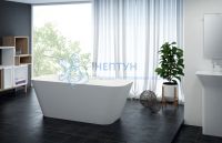 Ванна из литьевого мрамора прямоугольная 1700x700 Cezares TITAN-SQUARE-170-70-57