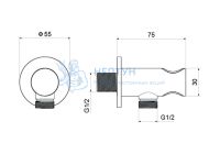 Шланговое подсоединение с держателем AQUATEK AQ2464CR