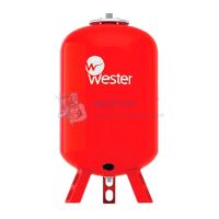 Расширительный бак для отопления вертикальный на стойках Wester WRV 200 л (top)