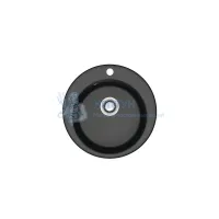 Мойка Agata 30/Q4 Чёрный 475x375х180 матовая из искусственного камня