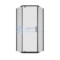 Душевой уголок "Дека-Блэк", 100x100, пятиуг., Triton