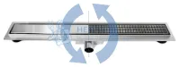 Душевой желоб с решеткой 70см Rea NEO&PURE N 700 Chrom REA-G0092
