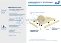 Душевой поддон 80*80*2,5 RGW ST-0088Be Бежевый/Квадрат Ø90 Каменный