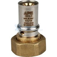 Муфта пресс с накидной гайкой 16x3/4" Stout SFP-0016-003416