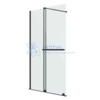 Душевая стенка Niagara Nova NG-671-90BLACK 900x0x2000