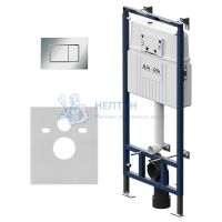 Инсталляция для подвесного унитаза с клавишей хром Am.Pm MasterFit I012710.0251