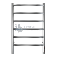 Полотенцесушитель электрический Terminus Классик П6 400х650 Электро (quick touch) Сатин 4670078561145