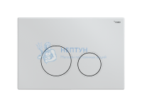 Панель смыва NOVA ORB 001 белый, глянцевый 19102201001 Рехау