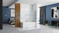 Ограждение на ванну REA ELEGANT 70 Gold REA-W5600