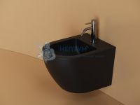 Подвесное биде Ceramicanova Uno Черное матовое CN11002MB