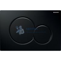 Смывная клавиша Geberit Sigma01, двойной смыв: Черный RAL 9005 115.770.DW.5