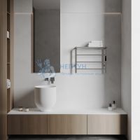 Полотенцесушитель электрический Abber Standard AH4614 хром
