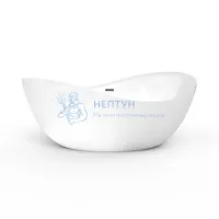 Акриловая ванна Black & White Swan 180x90 отдельностоящая овальная 220SB00