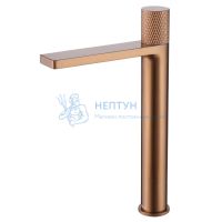 Смеситель Abber Rund AF8711MRG для накладной раковины, розовое золото матовое