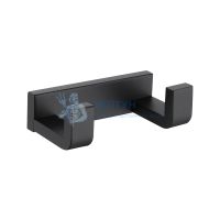 Крючок двойной ABBER Westen AA1750B черный матовый