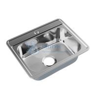 Мойка нержавеющая сталь, полированная, 530*430, Basic, Iddis BAS53P0i77