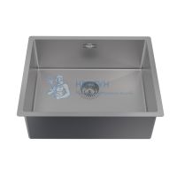 Мойка нерж.сталь, универсального монтажа, графит, 540*440, Edifice, Iddis EDI54G0i77
