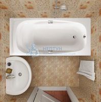 Чугунная ванна Jacob Delafon Repos 180x85 прямоугольная E2903-00