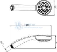 Душевая лейка Lemark LM8010C