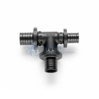 Тройник Rehau с уменьшенным боковым и торцевым проходами 25-16-20 PX