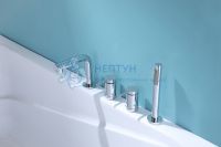 Смеситель ABBER Emotion AF8813 на борт ванны, хром