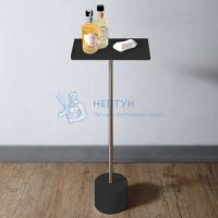 Стойка для ванной комнаты ABBER Stein AS1635MB черная матовая