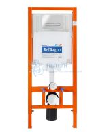 Инсталляция для унитаза BelBagno BB002-80 с кнопкой смыва BelBagno BB005-PR-CHROME