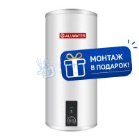 Водонагреватель накопительный круглый Allwater EWH1-80 (80л.) нержавеющая сталь