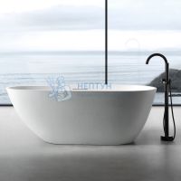 Ванна из искусственного камня ABBER Dortmund AM9911 белая матовая