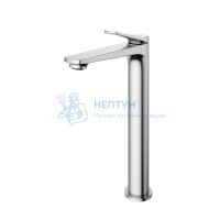 Смеситель для накладной раковины без донного клапана BelBagno UNIQUE-LMC-CRM-W0