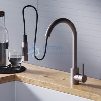 Кухонный смеситель с вытягивающимся изливом Dorff Logic D3007511