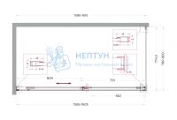 Душевой уголок BelBagno SOFT_CLOSE-1-AH-1-160/80-C-Cr