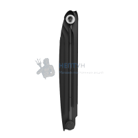 Биметаллический радиатор Royal Thermo BiLiner 500 Noir Sable 4 секции
