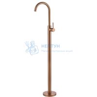 Смеситель Abber Wasser Kreis AF8141MRG напольный для раковины, розовое золото матовое