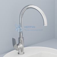 Смеситель для кухни Avrora Glade с высоким поворотным изливом AV3021