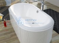 Акриловая ванна Riho Seth 180x86 овальная BB2200500000000