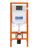 Инсталляция для унитаза BelBagno BB002-80 с кнопкой смыва BelBagno BB012-MR-NERO.M