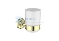 Стакан с держателем AQUATEK, полир. золото AQ4504PG КЛАССИК