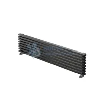 Стальной радиатор отопления Asthetik Alpha H 30x60 1250 -5, 9005 RAL черный матовый