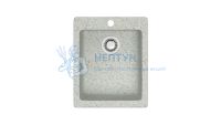 Мойка мат. Модель 8/Q10 (светл.сер.) карамель/.камень ZETT lab.