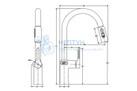 Cмесители для кухни Knotlor KN-100