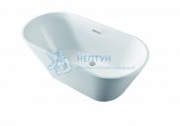 Акриловая ванна Aquatek Хорса 168x76 отдельностоящая овальная AQ-5776