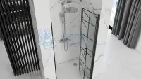 Душевая складная дверь REA MOLIER 80 Black REA-K8537
