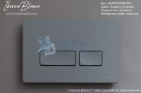 Клавиша смыва 246 х 165 мм, серый матовый, ABS пластик IBERICA BLANCA IB.B021.008.000